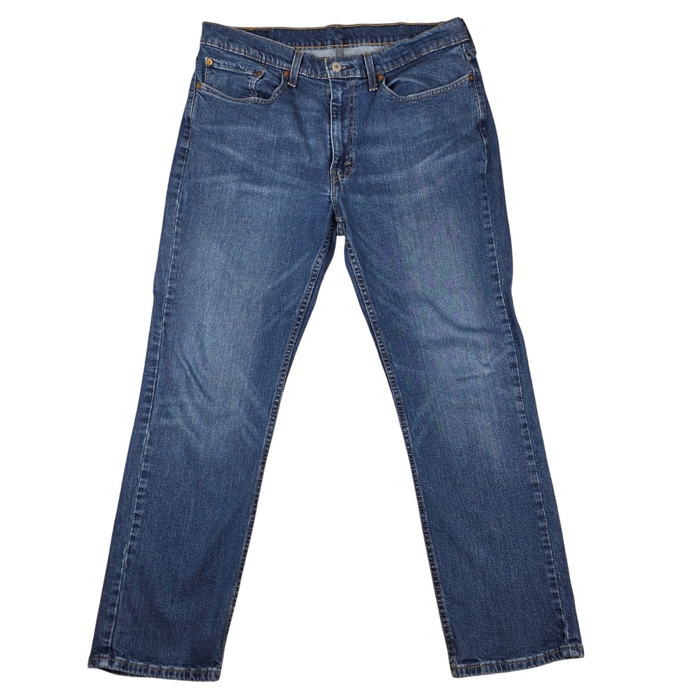 Levi Strauss & Co 514 Mens Jeans W36 L30 Straight Fit Blue Denim Pants‎